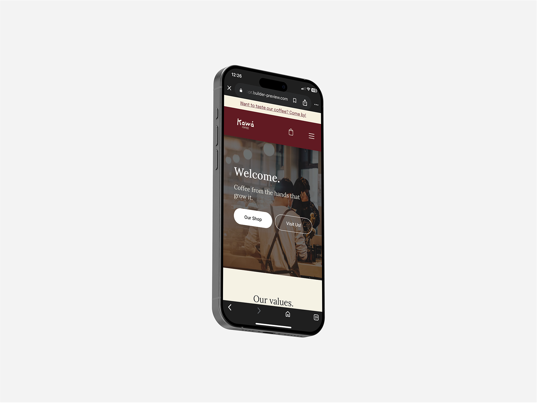 mockuptelephonewebsite