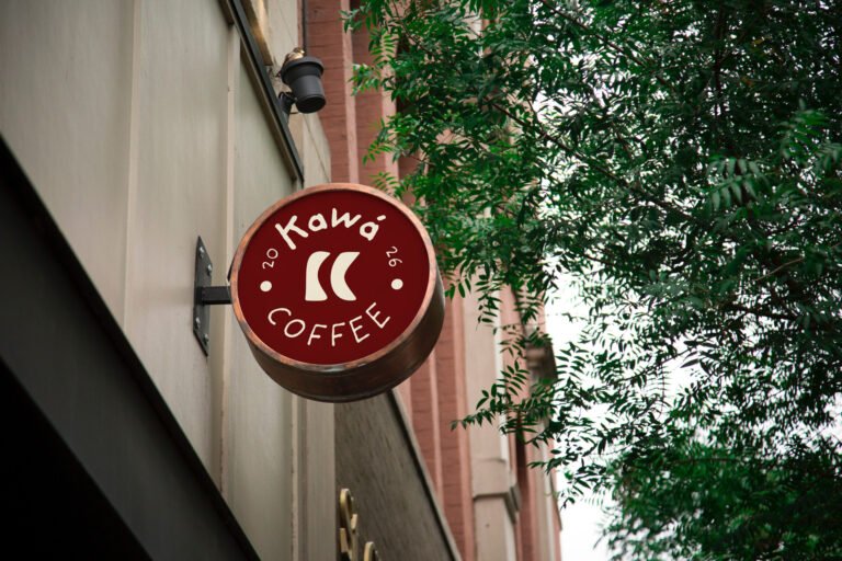 kawa logo mockup